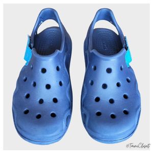 CROCS Blue Little Boy Size 12 *Flawed